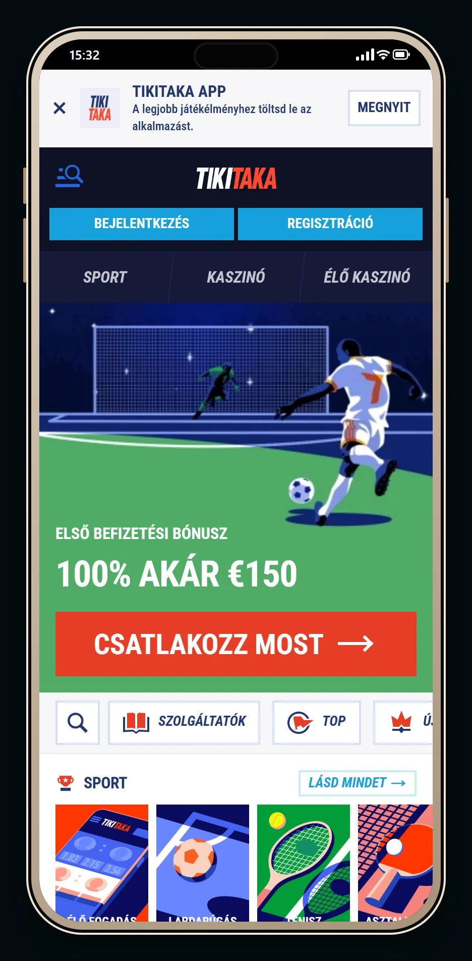 legjobb payz online kaszinók: TikiTaka kaszinó kezdőlapja